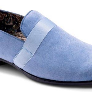 MONTIQUE Men's Solid Carolina Velvet Fashion Slip-On Shoes S91